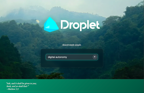 Search.Droplet.is